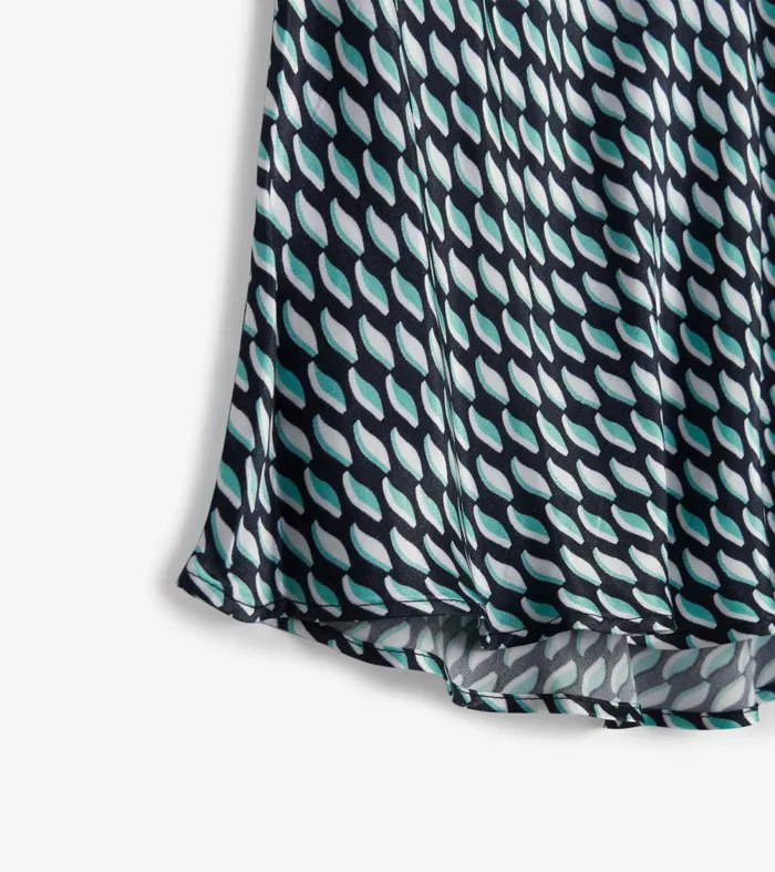 Bottoms Women Hatley Grace Midi Skirt 8211 Graphic Leaves
