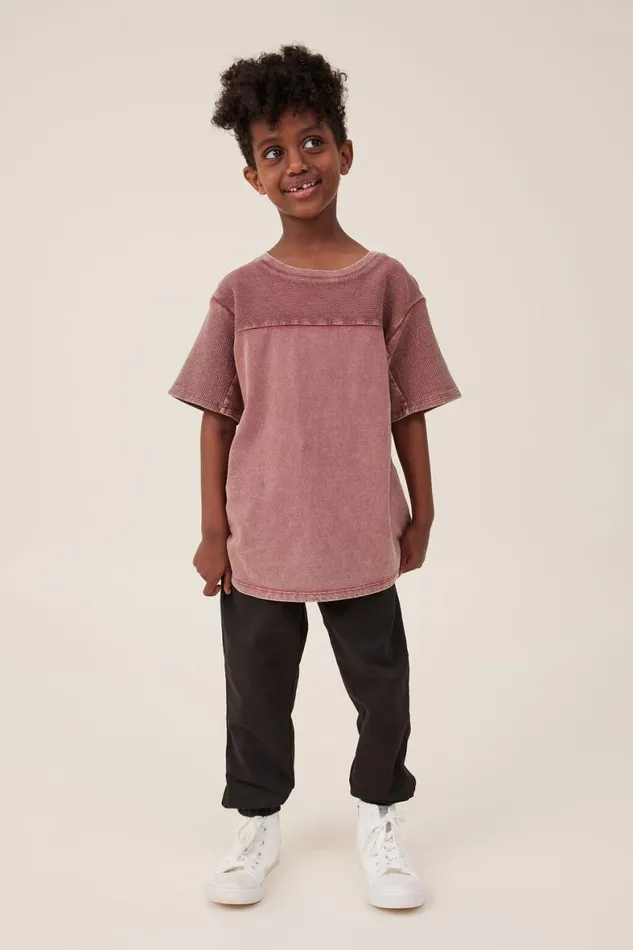 Boys 214 Pants and Jeans Cotton On Will Cuffed Chino Pant Phantom