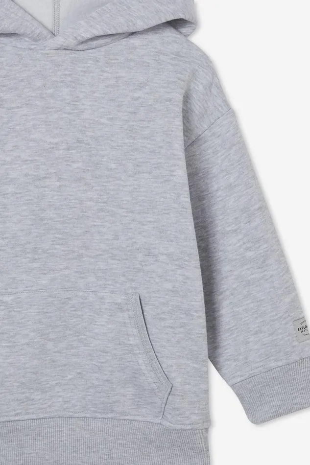 Boys 214 Sweatshirts and Sweatpants Cotton On Marco Hoodie Fog Grey Marle