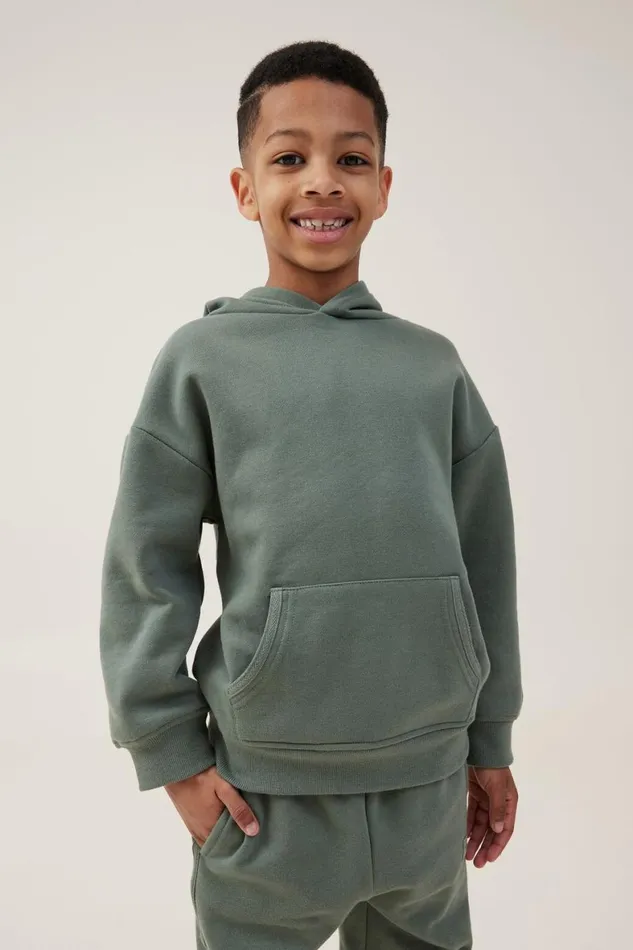 Boys 214 Sweatshirts and Sweatpants Cotton On Marco Hoodie Swag Green