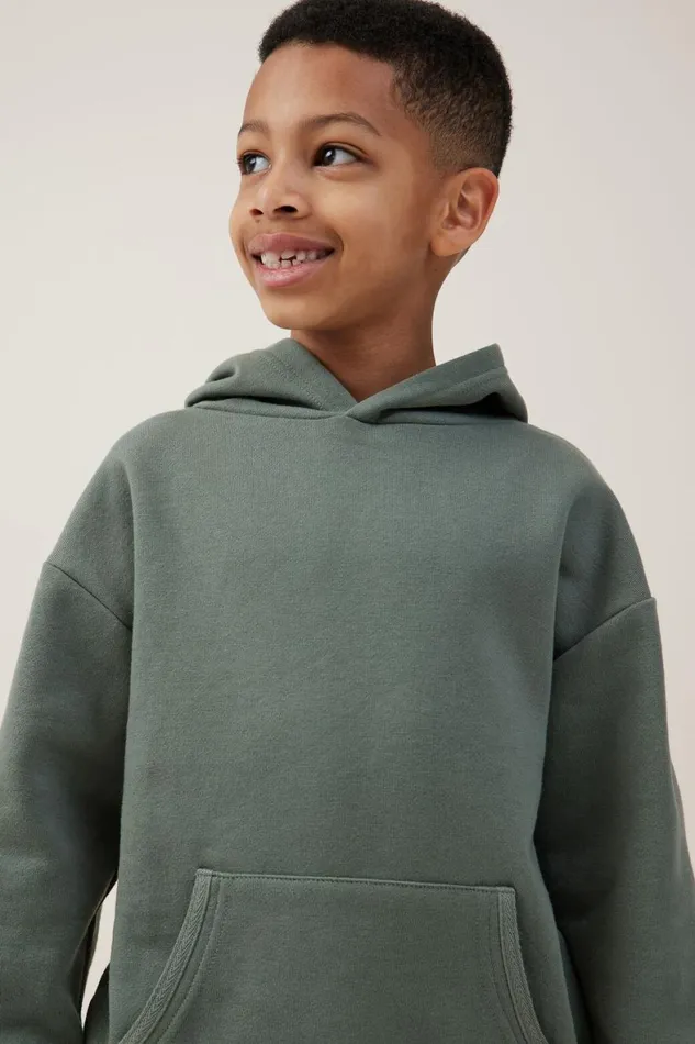 Boys 214 Sweatshirts and Sweatpants Cotton On Marco Hoodie Swag Green