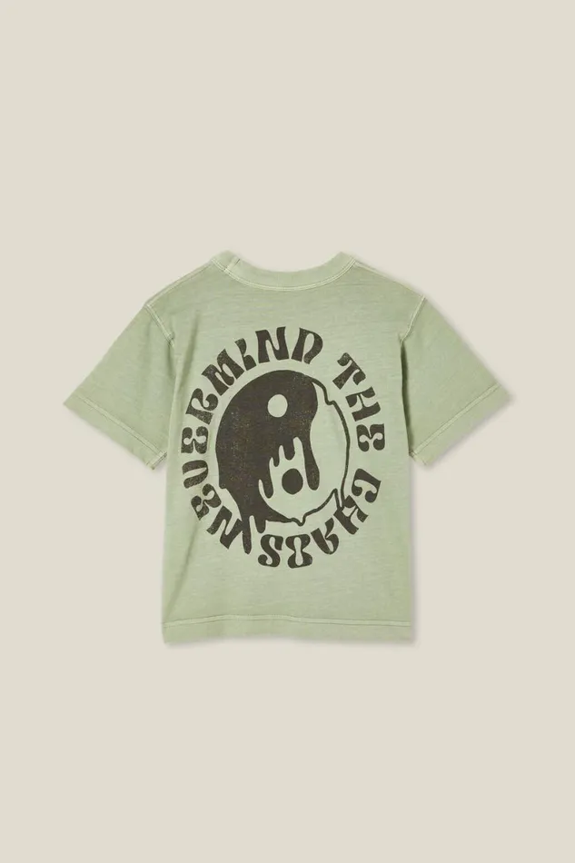 Boys 214 Tops and TShirts Cotton On Jonny Short Sleeve Print Tee Deep Sagenevermind The Chaos