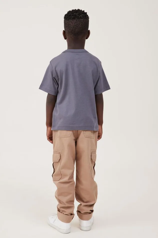Boys 214 Tops and TShirts Cotton On Jonny Short Sleeve Print Tee Rabbit Greystay Real