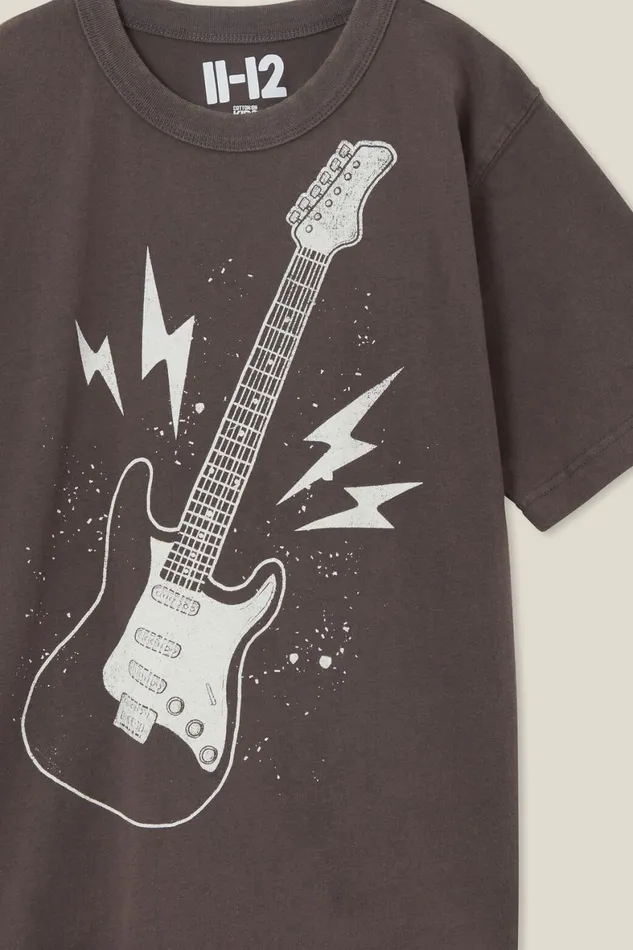Boys 214 Tops and TShirts Cotton On Jono Short Sleeve Print Tee Phantomguitar