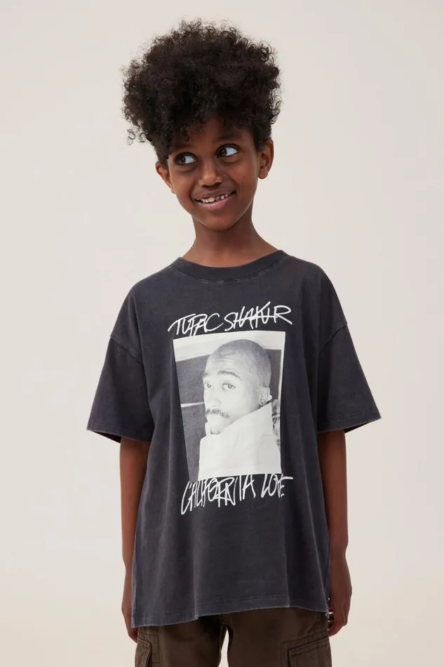 Boys 214 Tops and TShirts Cotton On License Drop Shoulder Short Sleeve Tee Lcn Bra Phantomtupac Face Boys 214 Tops and TShirts Cotton On License Drop Shoulder Short Sleeve Tee Lcn Bra Phantomtupac Face