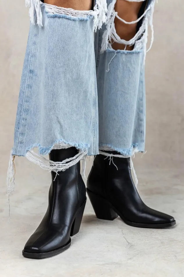 Bronda Heeled Boots In Black 8211 FINAL SALE Black Women Bohme Shoes Bronda Heeled Boots In Black 8211 FINAL SALE Black Women Bohme Shoes
