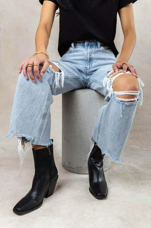 Bronda Heeled Boots In Black 8211 FINAL SALE Black Women Bohme Shoes Bronda Heeled Boots In Black 8211 FINAL SALE Black Women Bohme Shoes