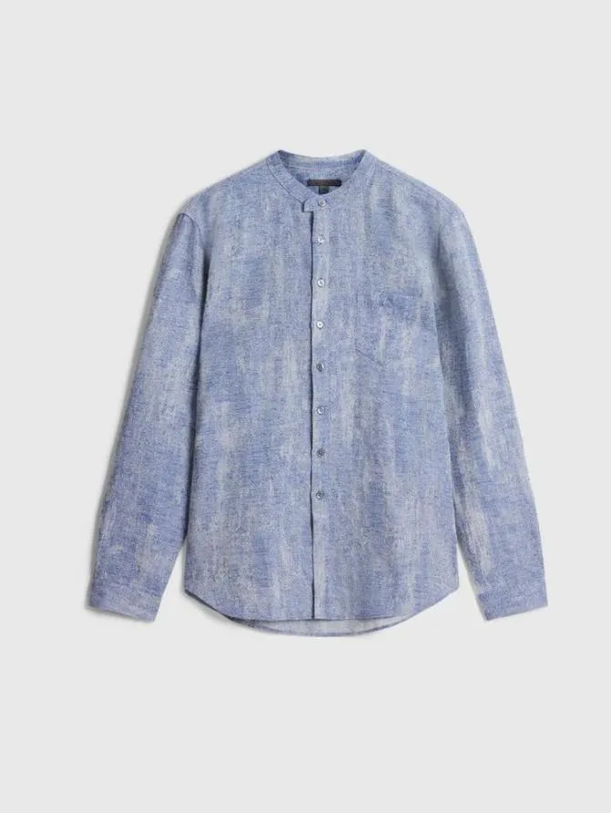 BRYAN SHIRT Dusty Blue Clothing John Varvatos Shirts