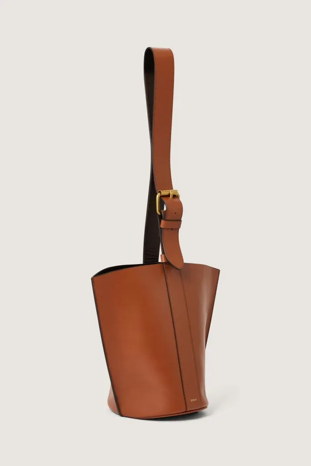 Bucket Bags Women Soeur SAUL MINI BAG Brownnatural