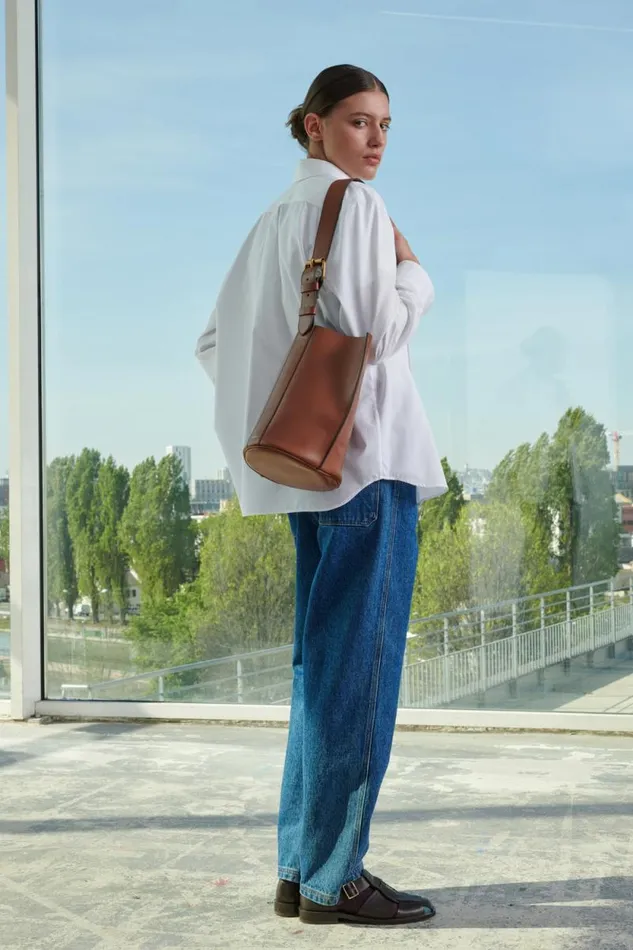 Bucket Bags Women Soeur SAUL MINI BAG Brownnatural