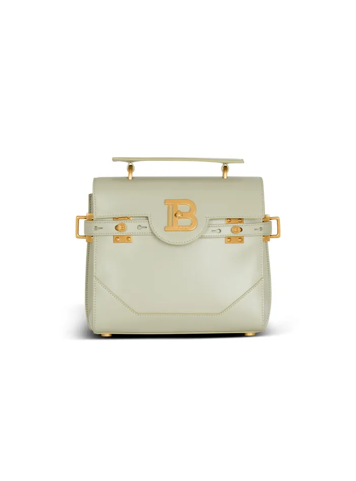 Calfskin BBuzz 23 Bag Green Women Balmain Handbags