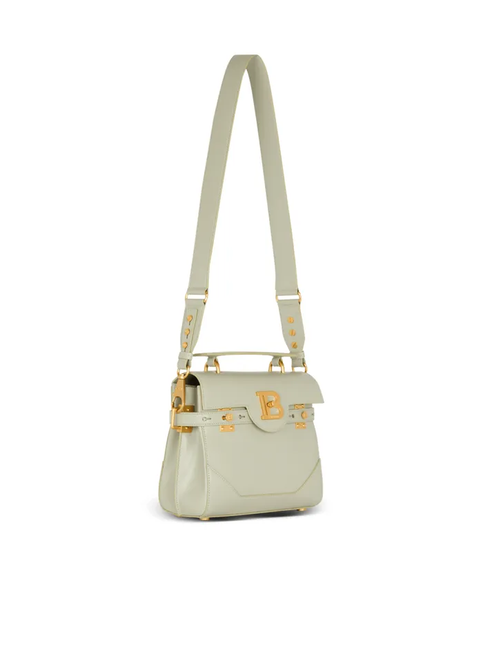 Calfskin BBuzz 23 Bag Green Women Balmain Handbags