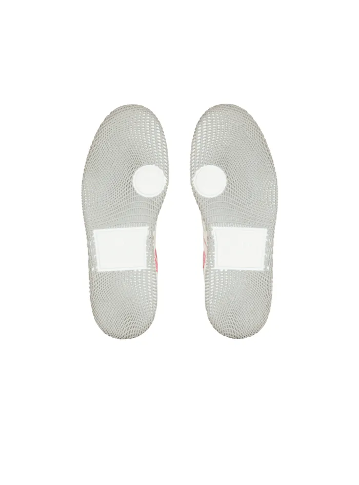 Calfskin Swan Trainers White Men Balmain Sneakers