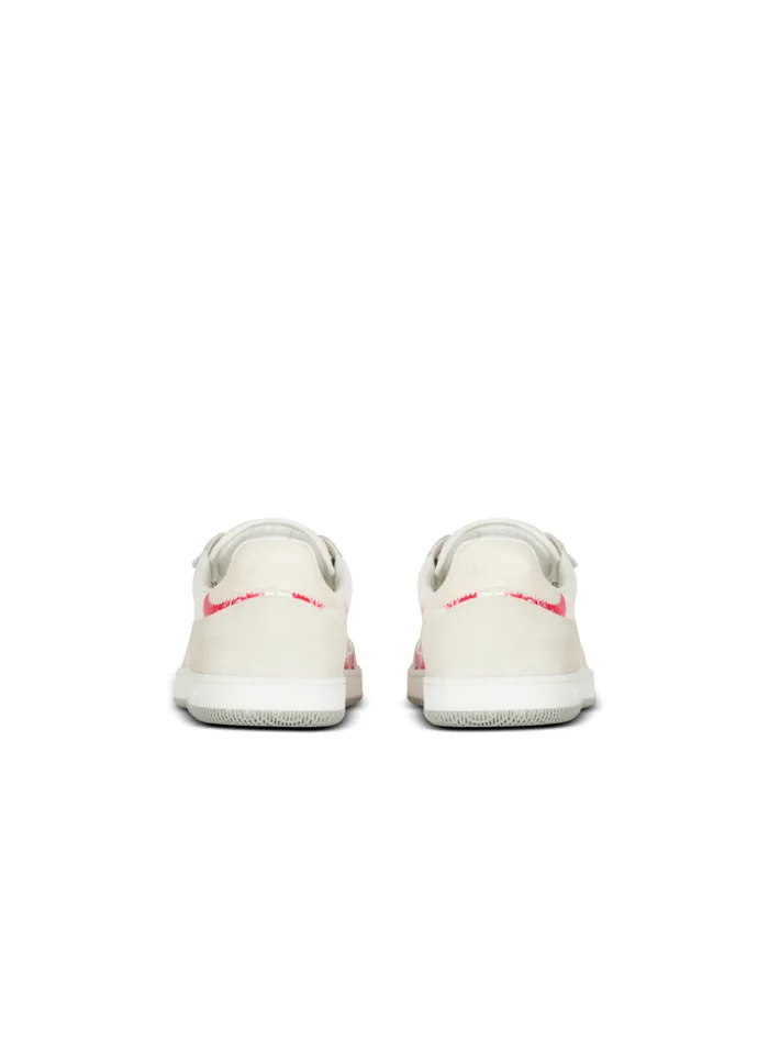 Calfskin Swan Trainers White Men Balmain Sneakers