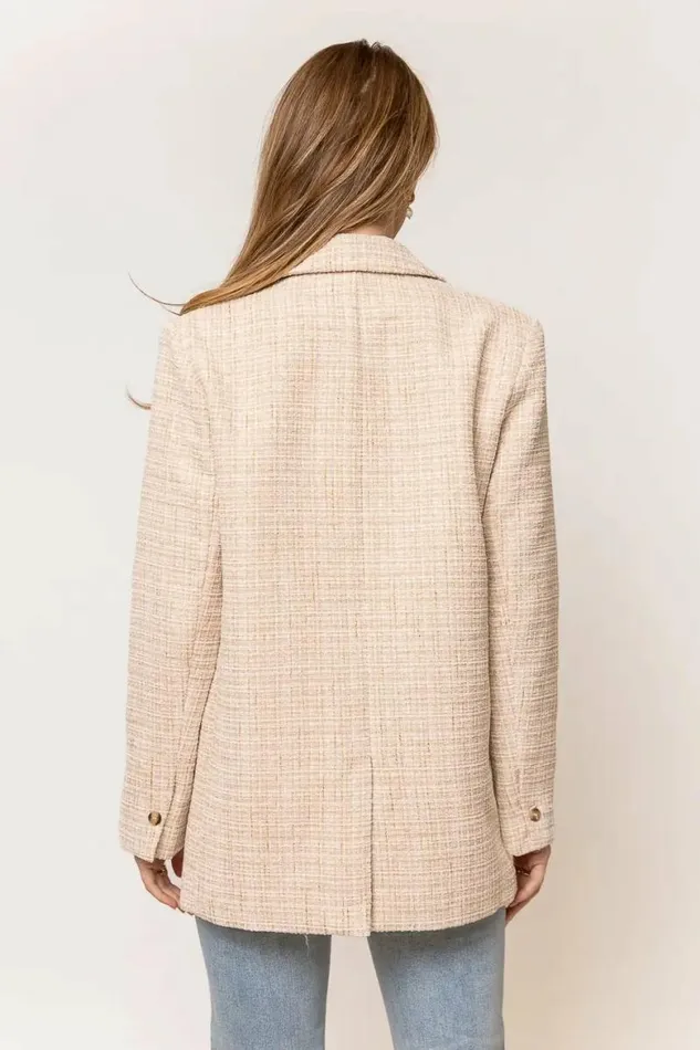 Camila Blazer Tan Women Bohme Outerwear