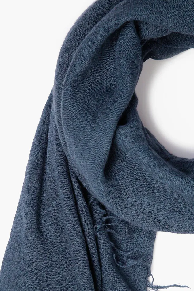Cashmere And Silk Scarf Indigo Women Chan Luu Scarves