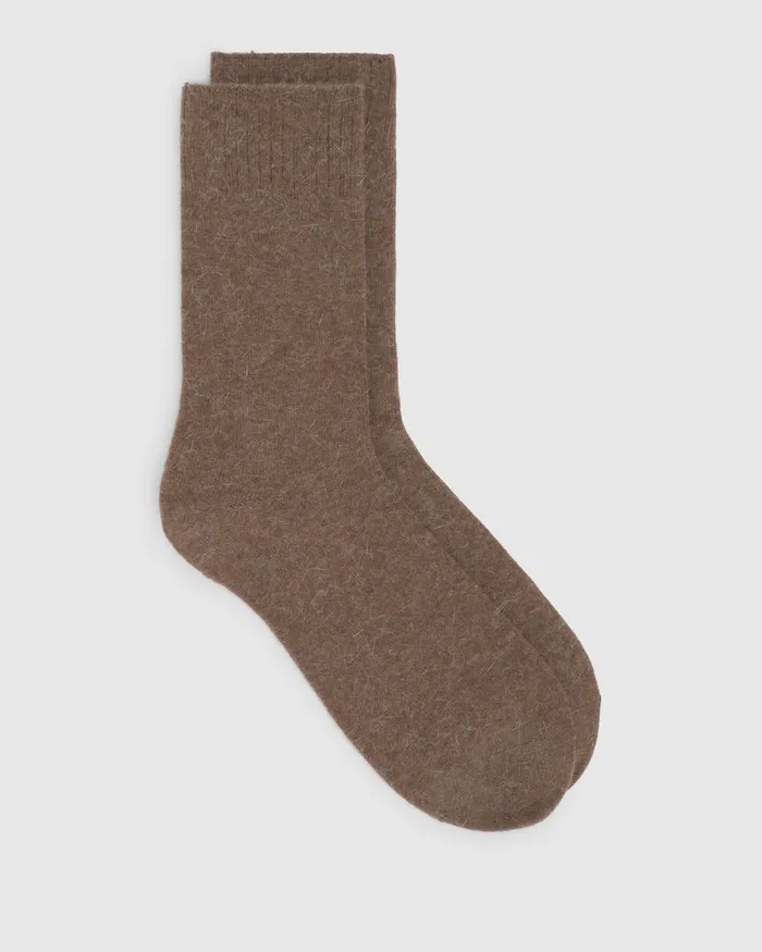 Castaer A Bora Socks Marron Oscuro Women