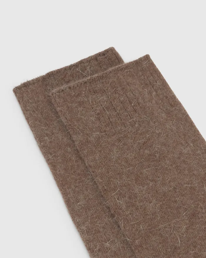 Castaer A Bora Socks Marron Oscuro Women
