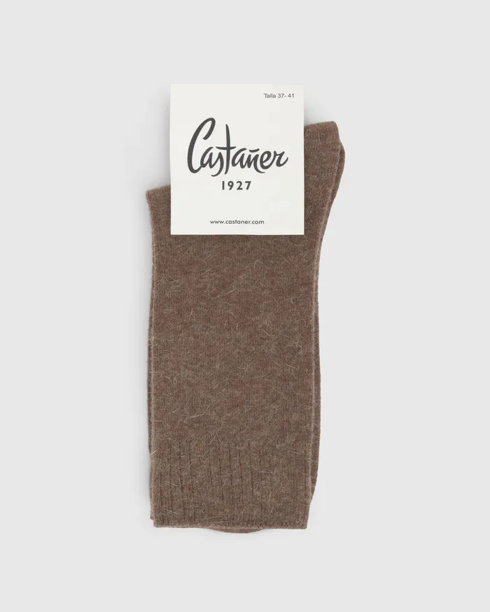 Castaer A Bora Socks Marron Oscuro Women