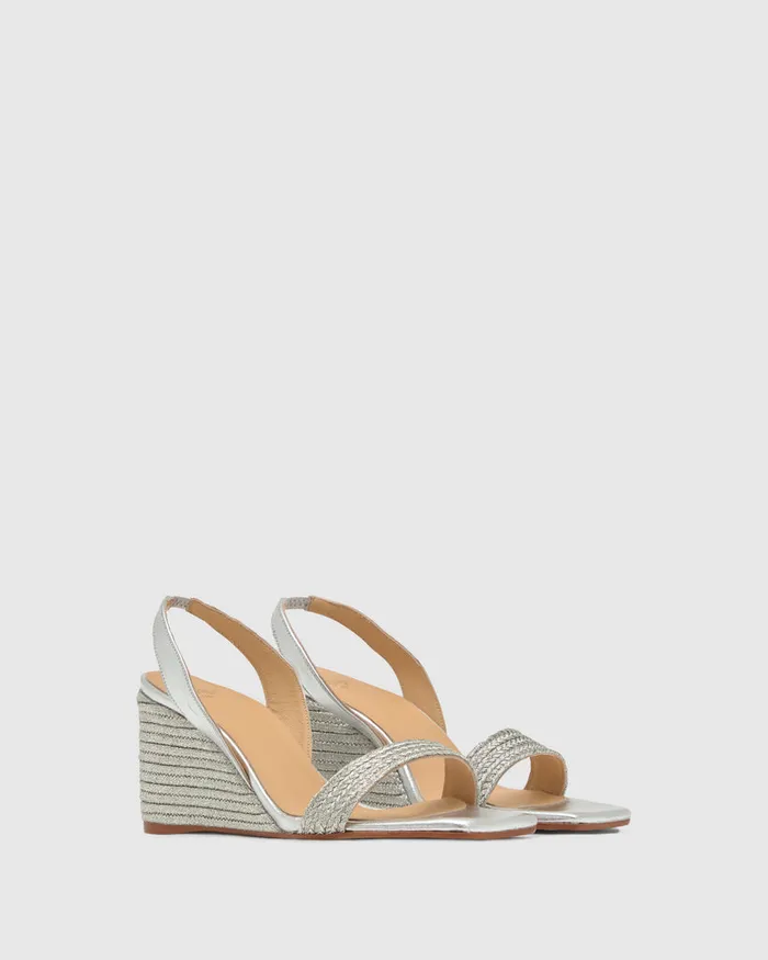 Castaer Barby142 Platino Women Wedges