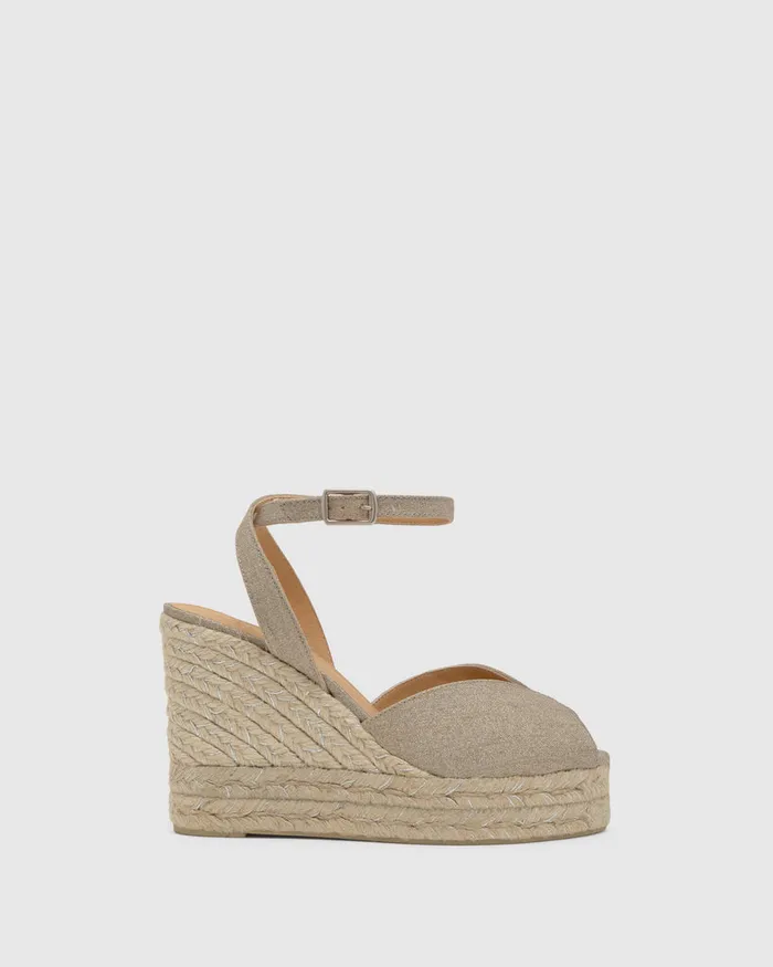 Castaer Blossom8ed268 Plata Women Wedges