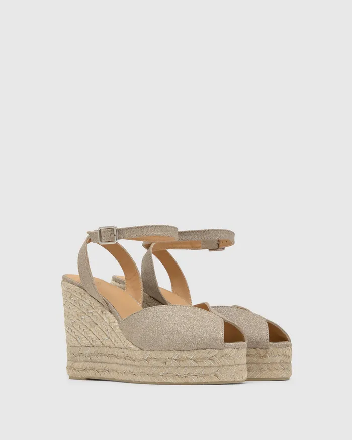 Castaer Blossom8ed268 Plata Women Wedges