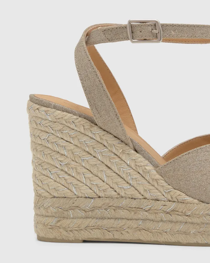 Castaer Blossom8ed268 Plata Women Wedges