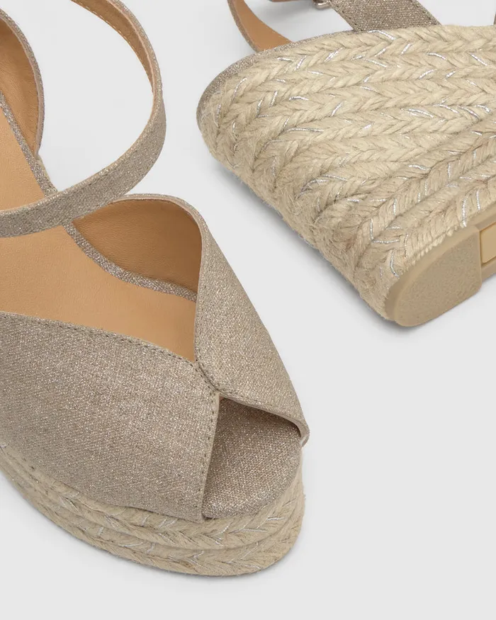 Castaer Blossom8ed268 Plata Women Wedges