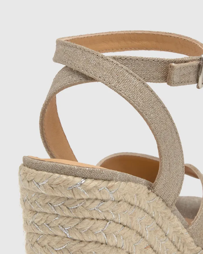 Castaer Blossom8ed268 Plata Women Wedges