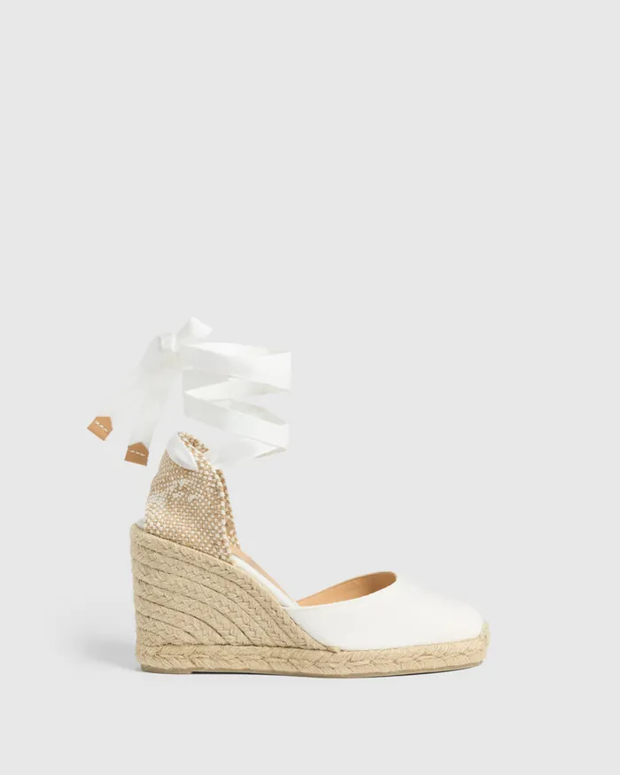 Castaer Carina8001 Blanco Women Wedges