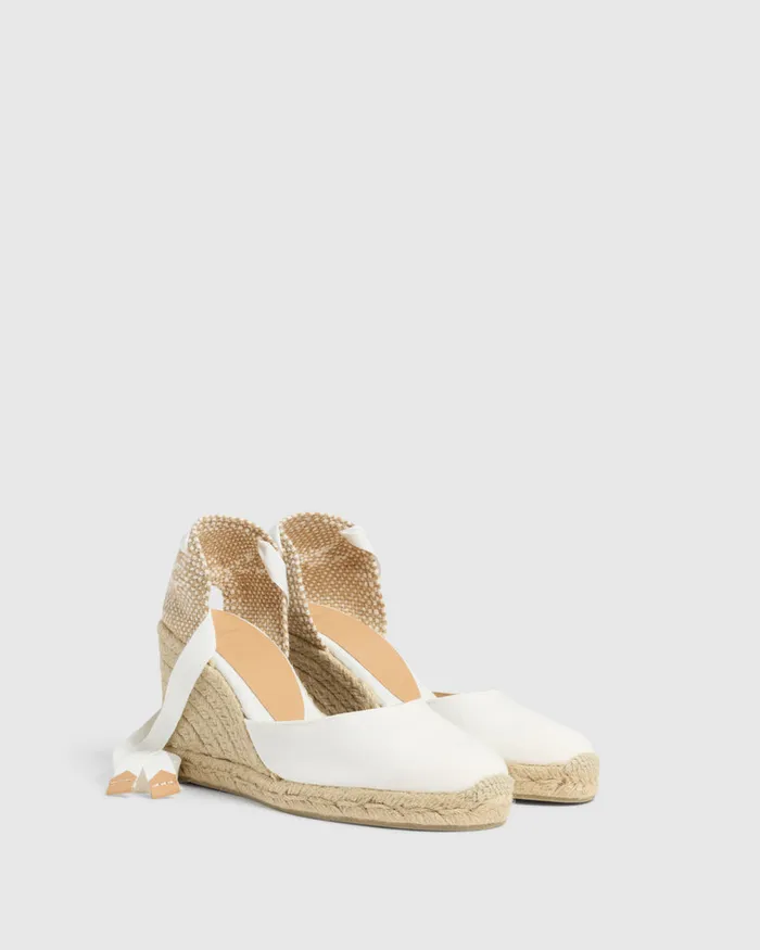 Castaer Carina8001 Blanco Women Wedges