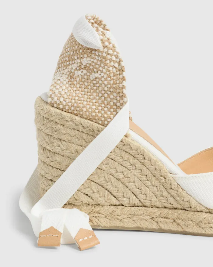 Castaer Carina8001 Blanco Women Wedges