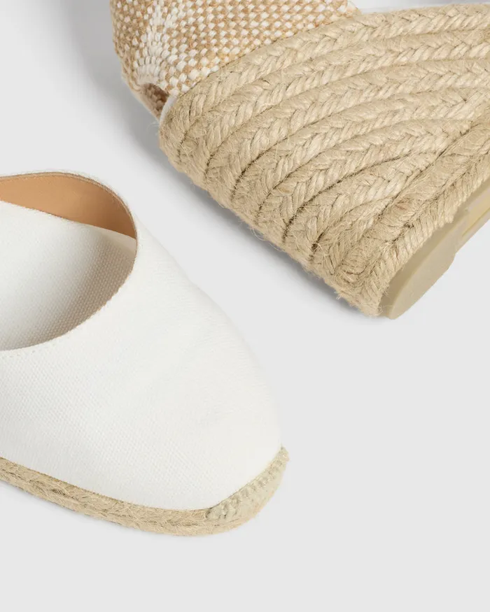 Castaer Carina8001 Blanco Women Wedges