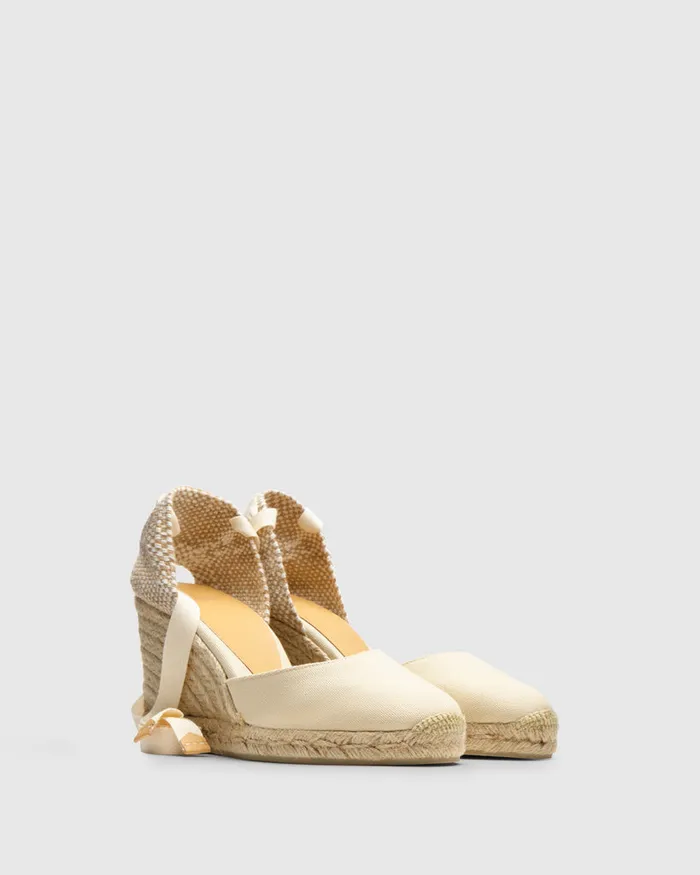 Castaer Carina8001 Ivory Women Wedges