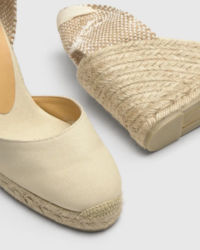 Castaer Carina8001 Ivory Women Wedges