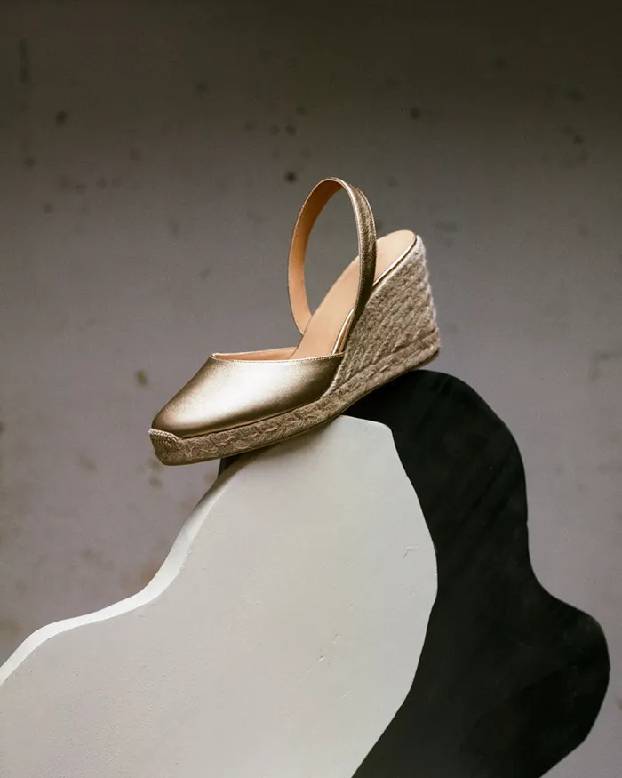Castaer Carissa8118 Oro Women Wedges
