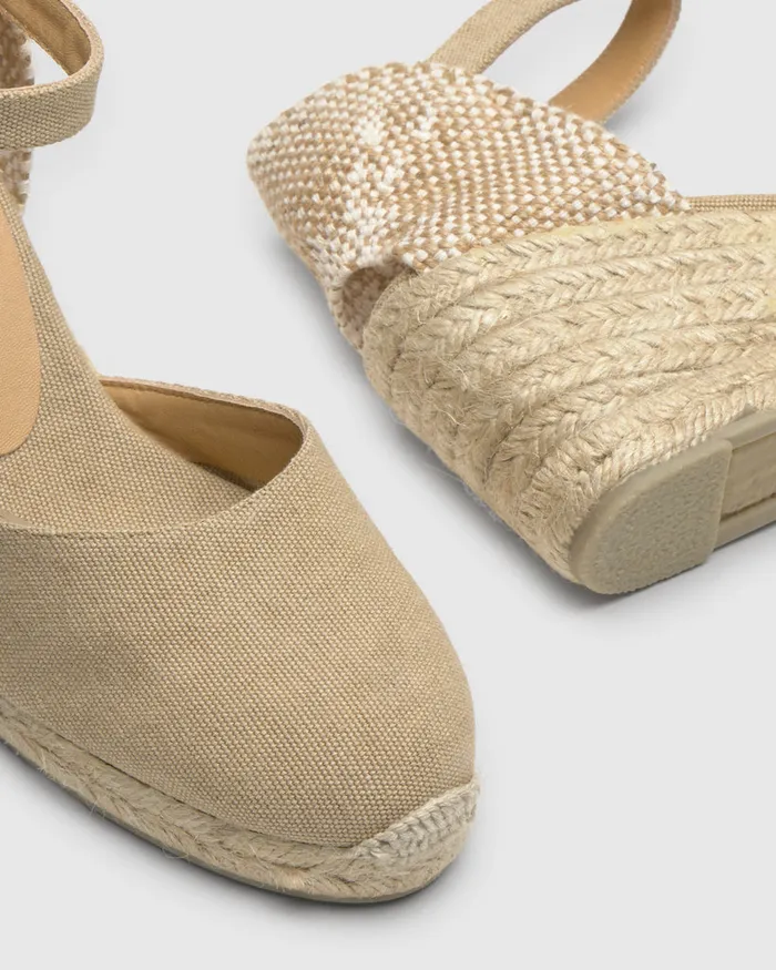 Castaer Carol6002 Sand Women Wedges