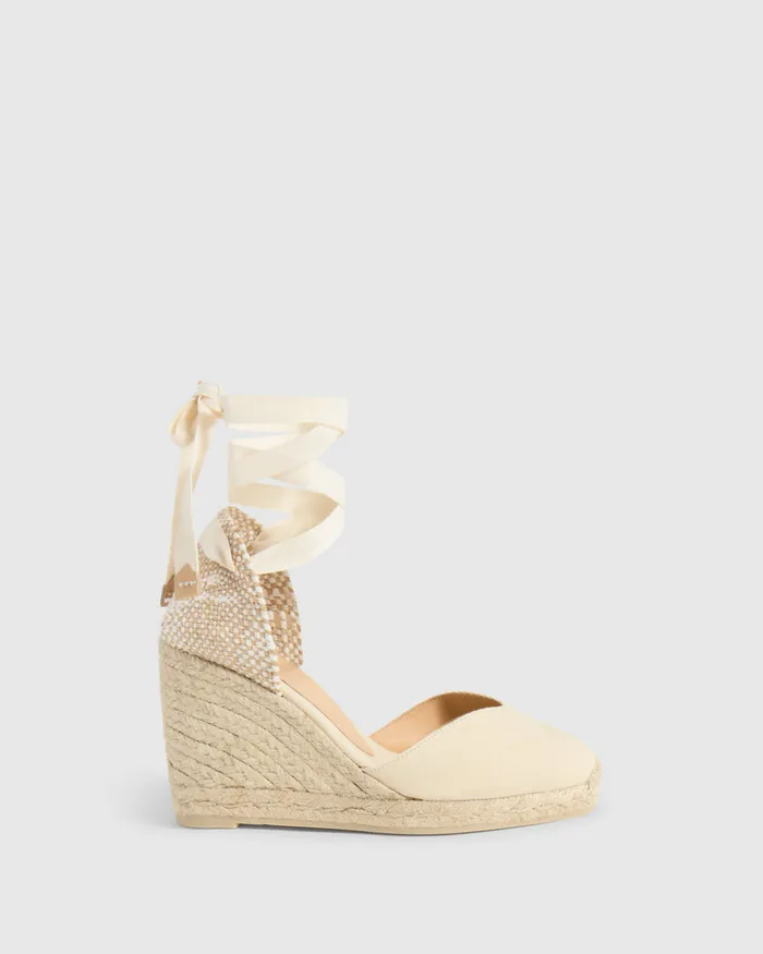 Castaer Chiara8001 Ivory Women Wedges