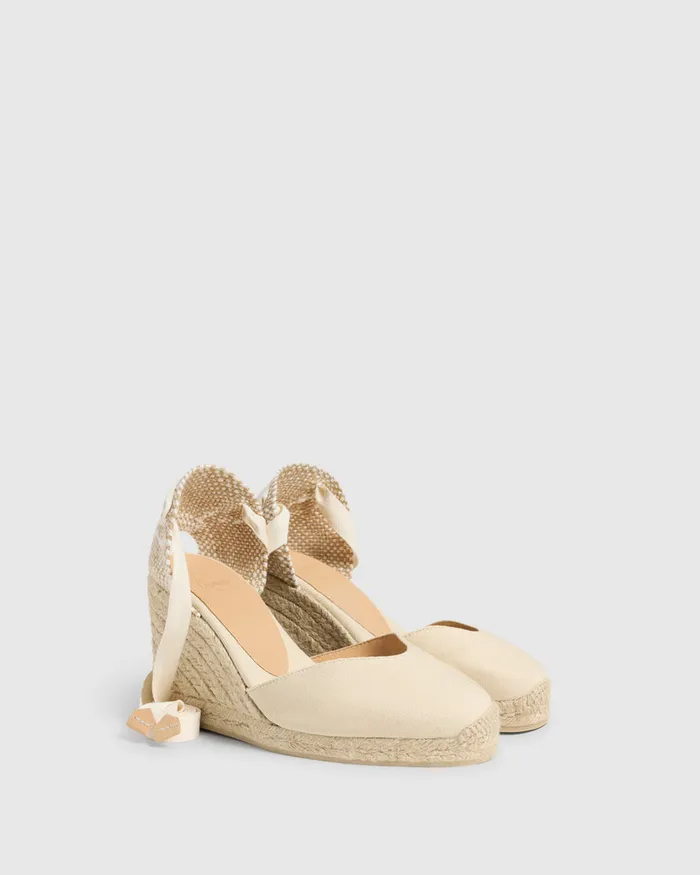 Castaer Chiara8001 Ivory Women Wedges