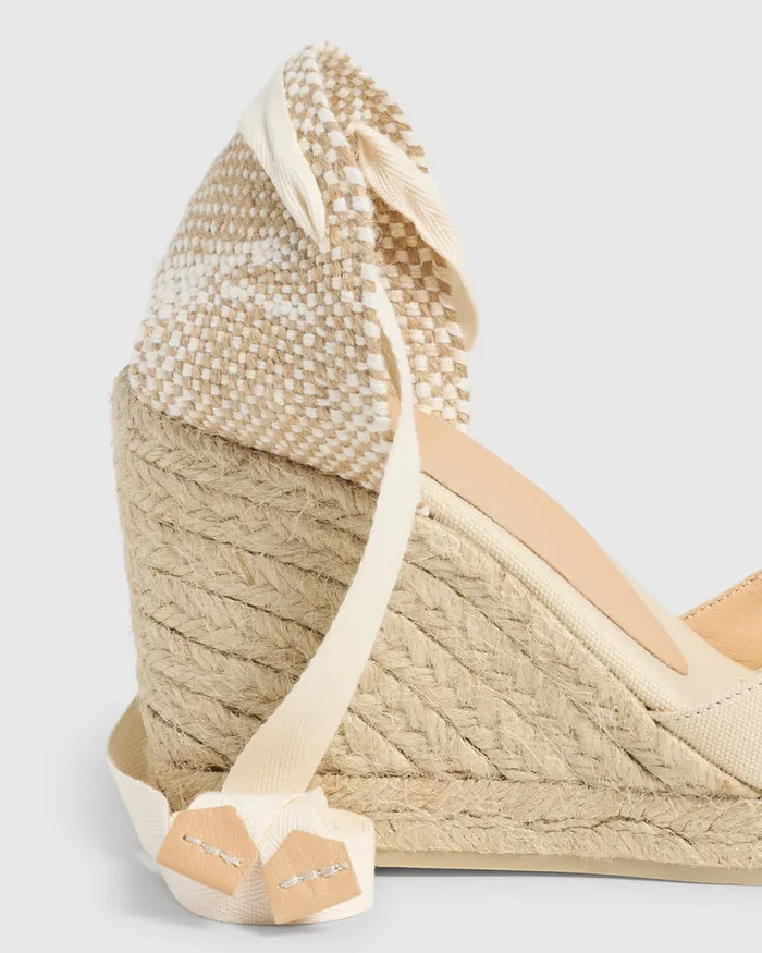 Castaer Chiara8001 Ivory Women Wedges