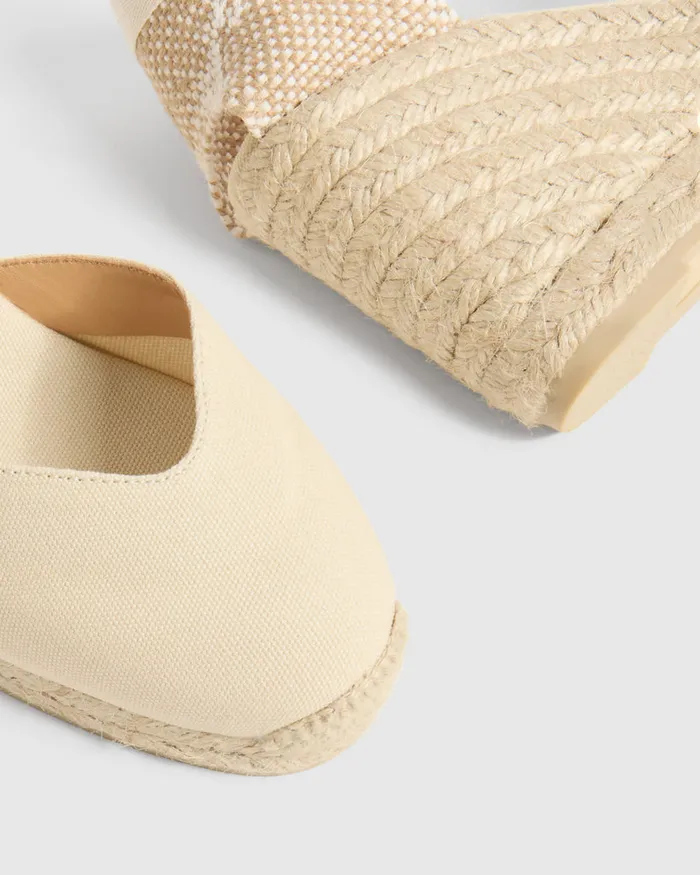 Castaer Chiara8001 Ivory Women Wedges