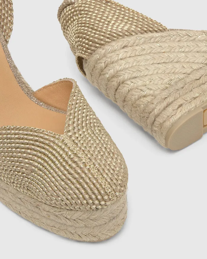 Castaer Cora8ed256 Oro Women Wedges