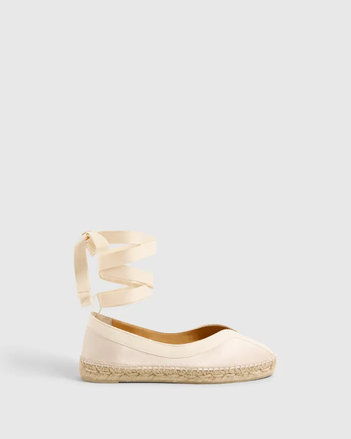 Castaer Kanu129 Champagne Women Flats