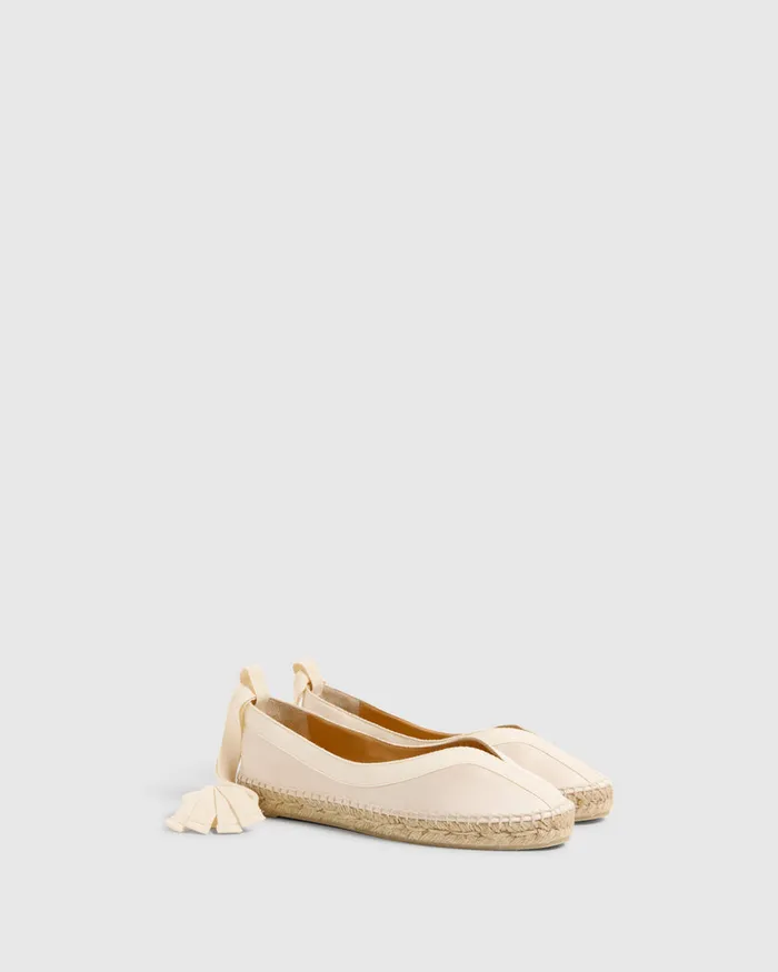 Castaer Kanu129 Champagne Women Flats