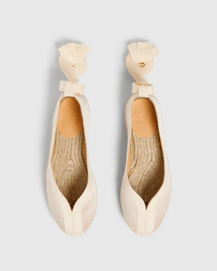 Castaer Kanu129 Champagne Women Flats