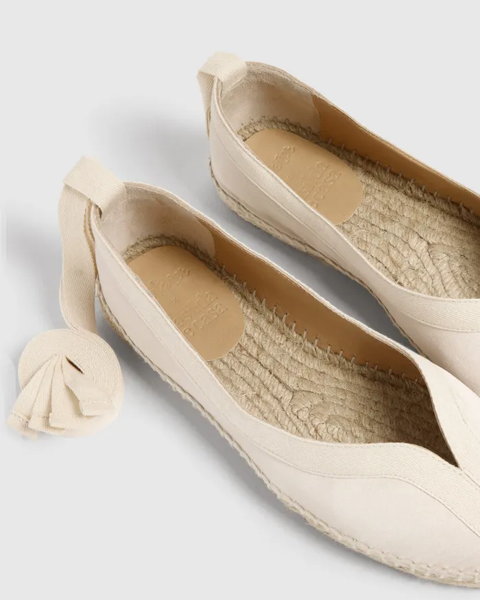 Castaer Kanu129 Champagne Women Flats