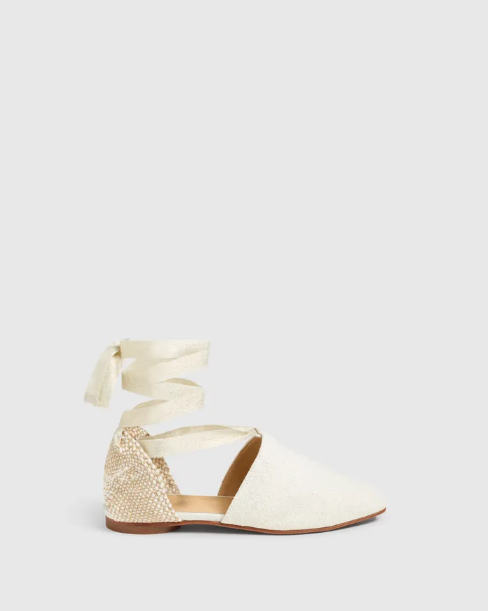 Castaer New Gala032 Blancooro Women Flats