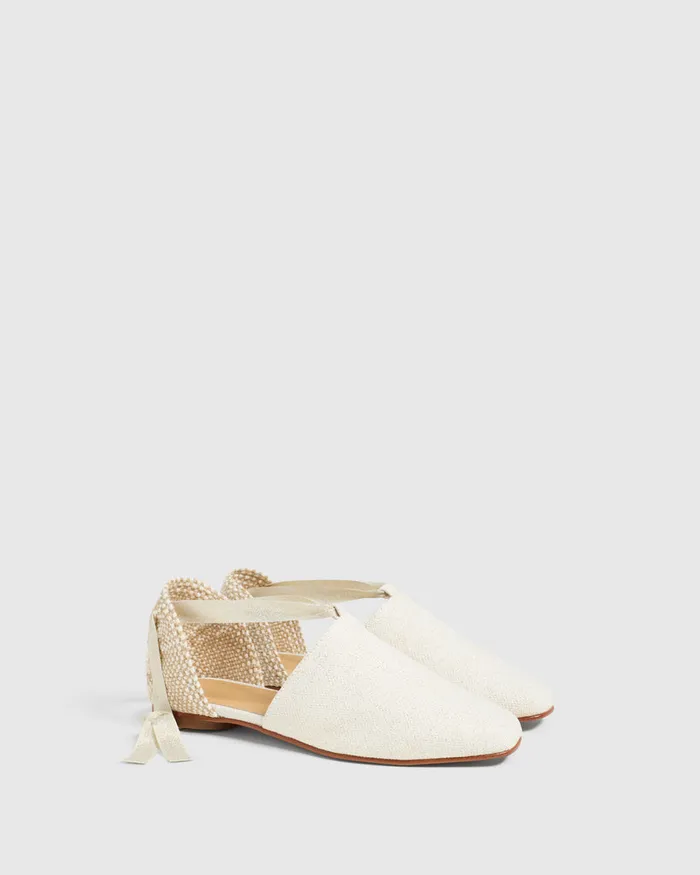 Castaer New Gala032 Blancooro Women Flats