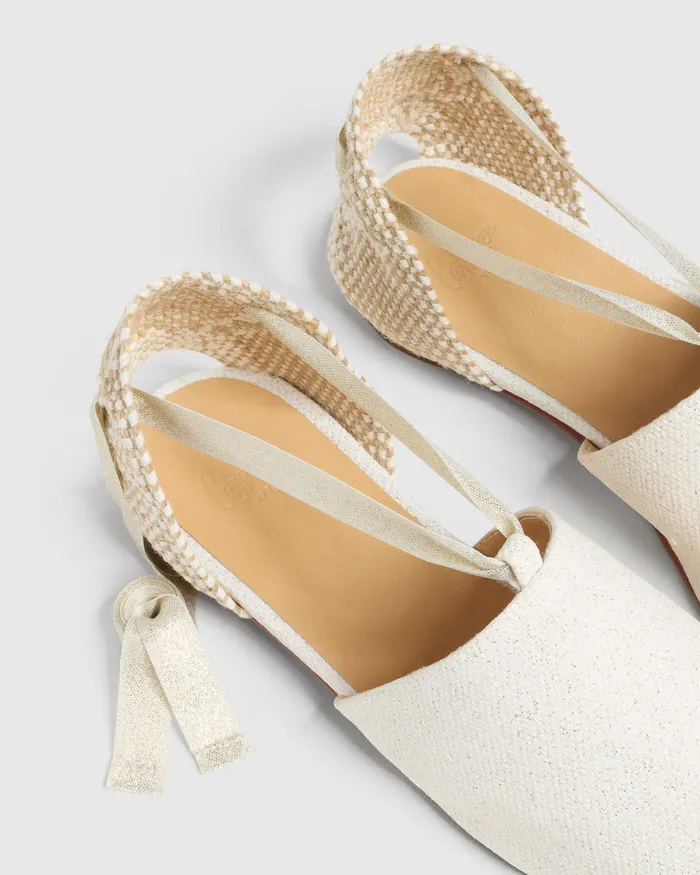 Castaer New Gala032 Blancooro Women Flats
