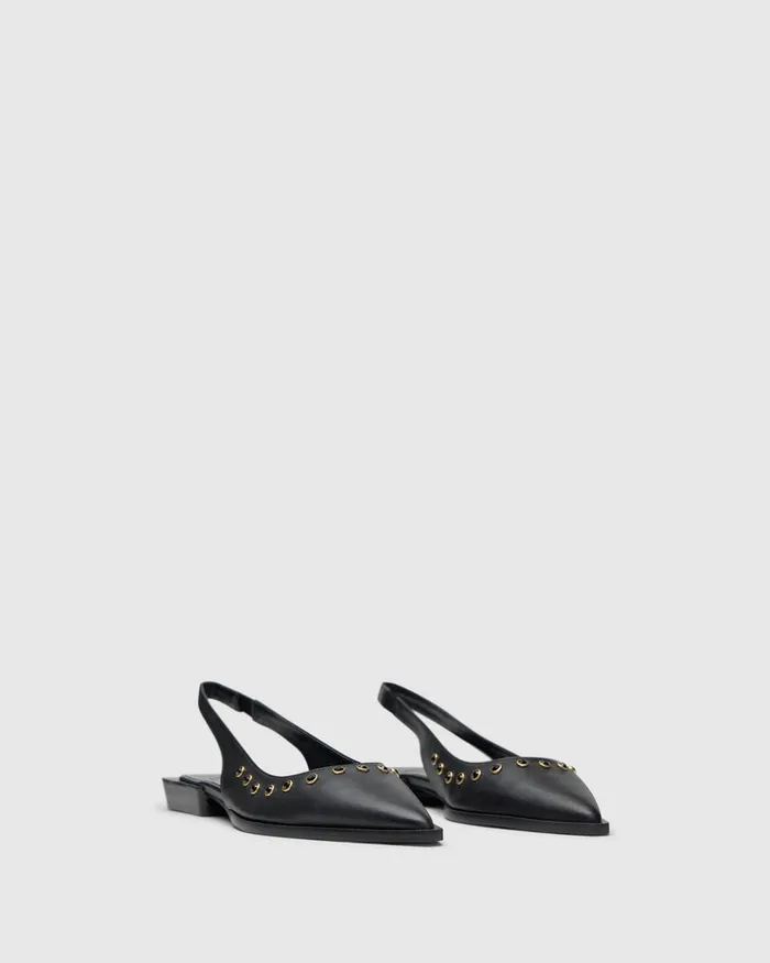 Castaer Palma Studs250 Negro Women Flats